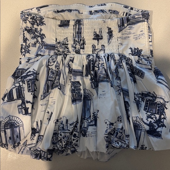 A&F Strapless Bubble Hem Top XS - Picture 5 of 5